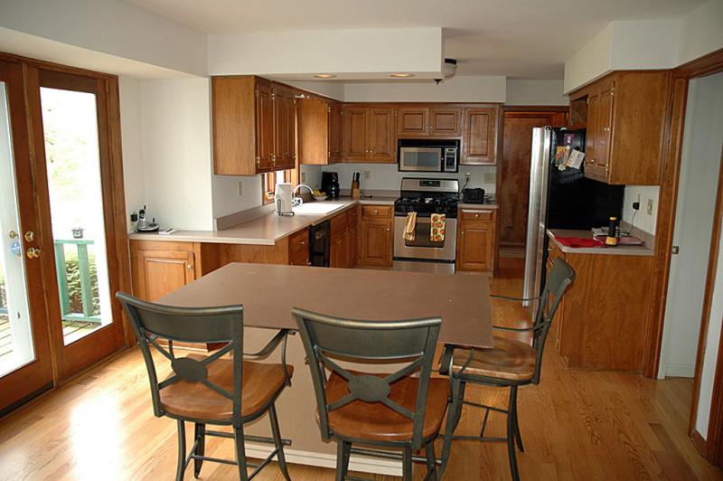 Soffit before demolition.