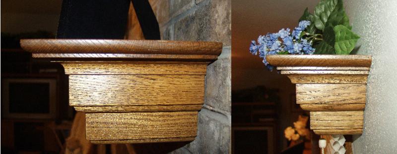 Existing Mantel and New Window Valance