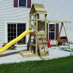 Completed Swing Set.