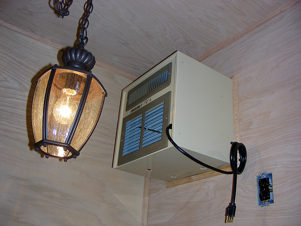 A new Wine cooler unit was installed and vented outside