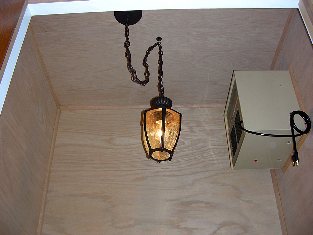 A new light was installed