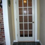 A closet turned into a Wine room