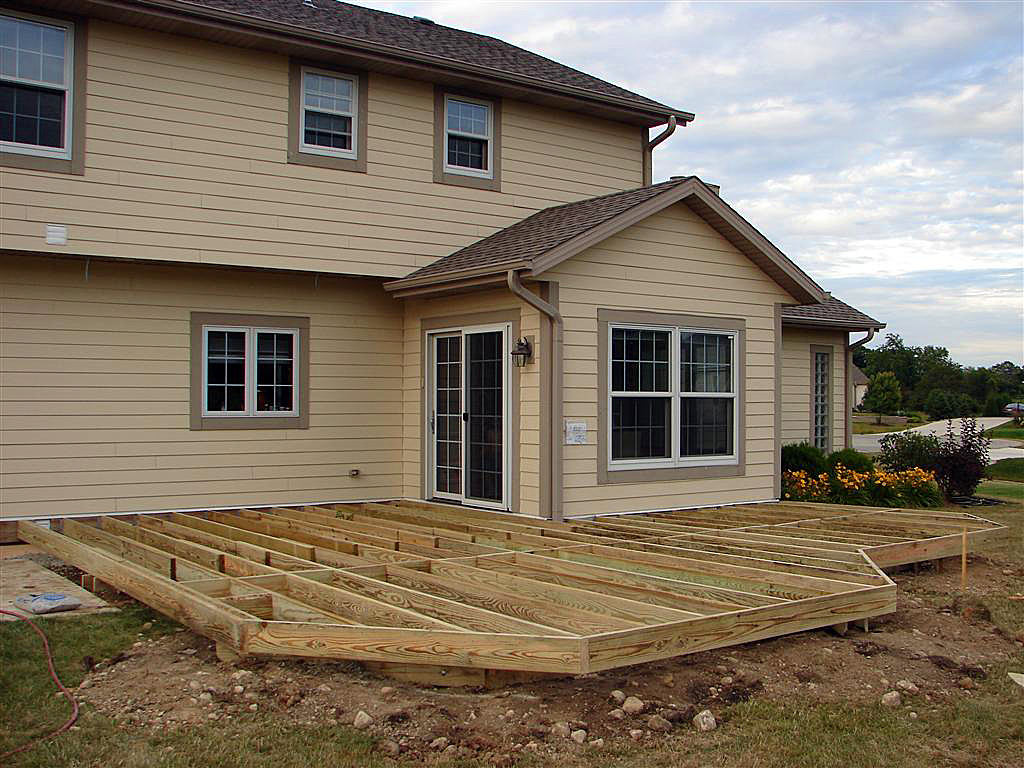 Holes and frame work done in a day