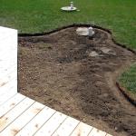 Cut outs for flower beds.