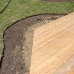 Cut outs for flower beds.