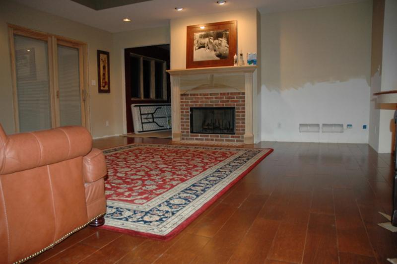 Completed Hardwood Floor Installation